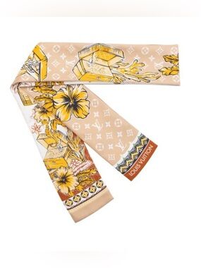 Louis Vuitton Louis Vuitton Silk LV Island Bandeau Scarf